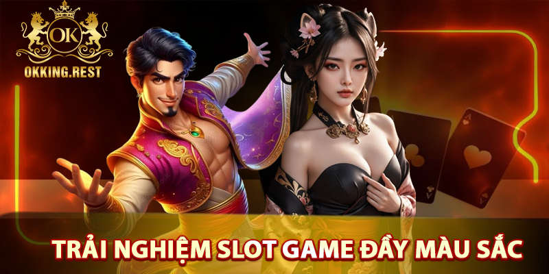 Slot game 3D đầy màu sắc